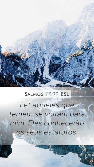 Salmos 119:79 BSL Bible Verse Image