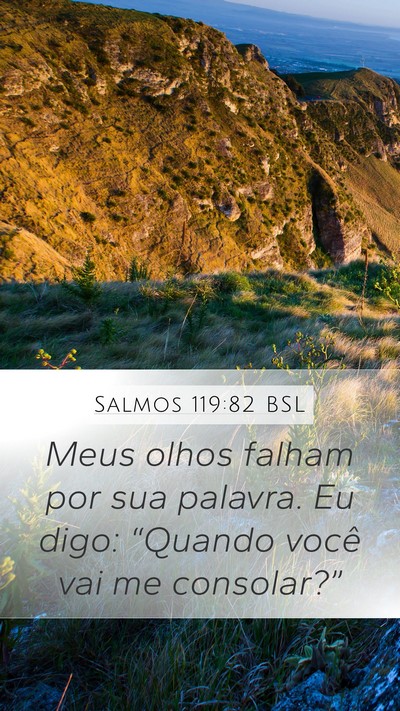 Salmos 119:82 BSL Bible Verse Image