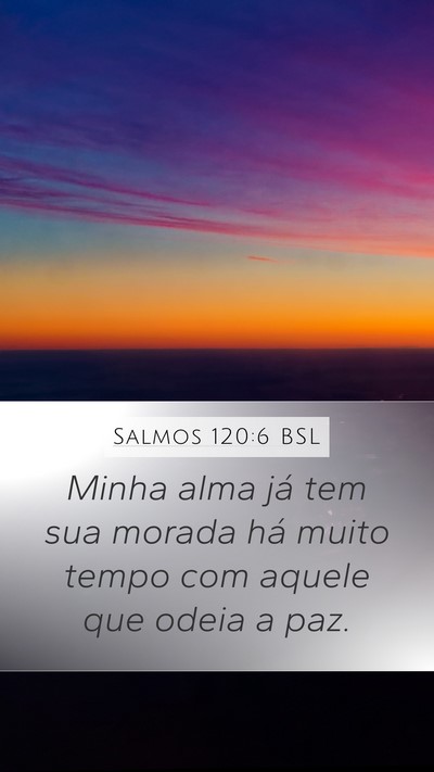 Salmos 120:6 BSL Bible Verse Image