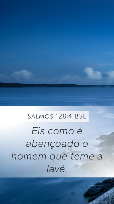 Salmos 128:4 BSL Bible Verse Image