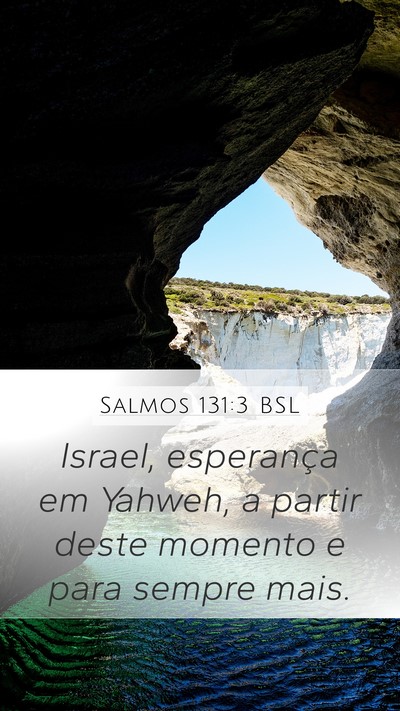 Salmos 131:3 BSL Bible Verse Image