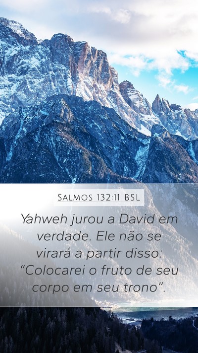 Salmos 132:11 BSL Bible Verse Image