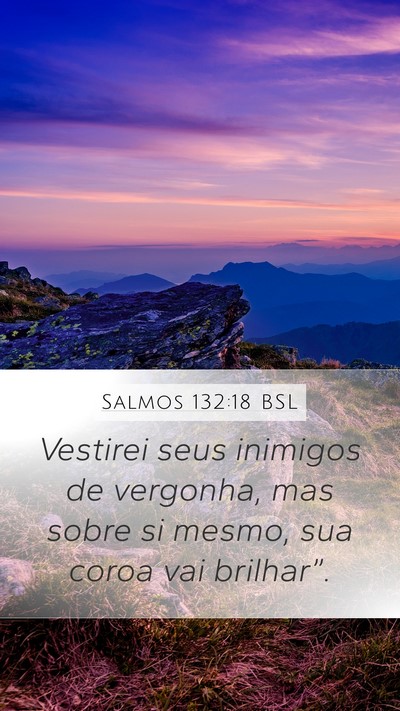 Salmos 132:18 BSL Bible Verse Image