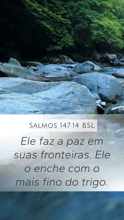Salmos 147:14 BSL Bible Verse Image