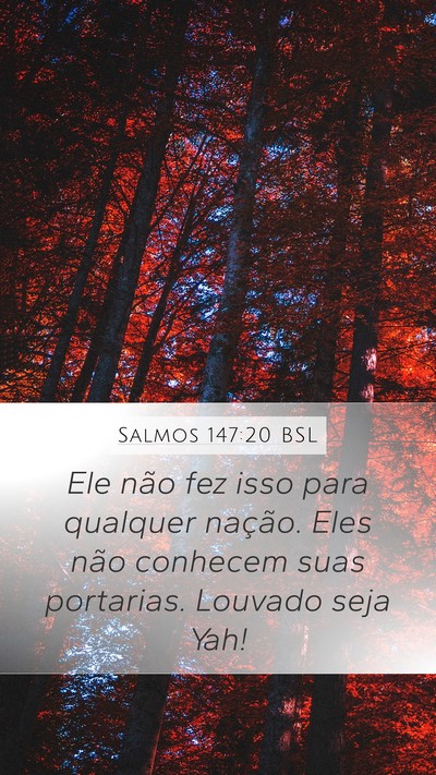 Salmos 147:20 BSL Bible Verse Image
