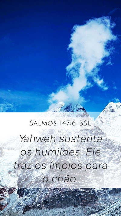 Salmos 147:6 BSL Bible Verse Image