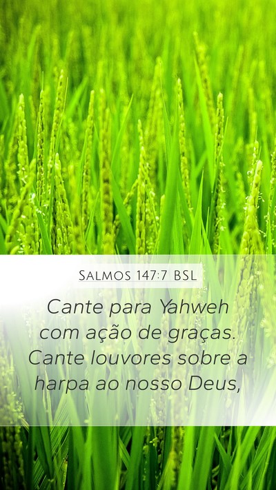 Salmos 147:7 BSL Bible Verse Image
