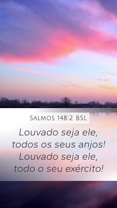 Salmos 148:2 BSL Bible Verse Image