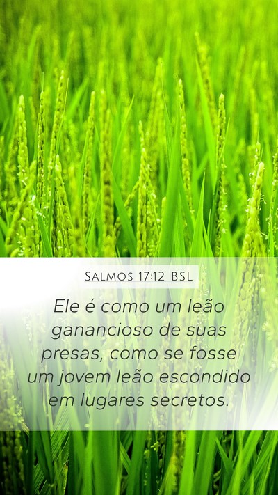 Salmos 17:12 BSL Bible Verse Image