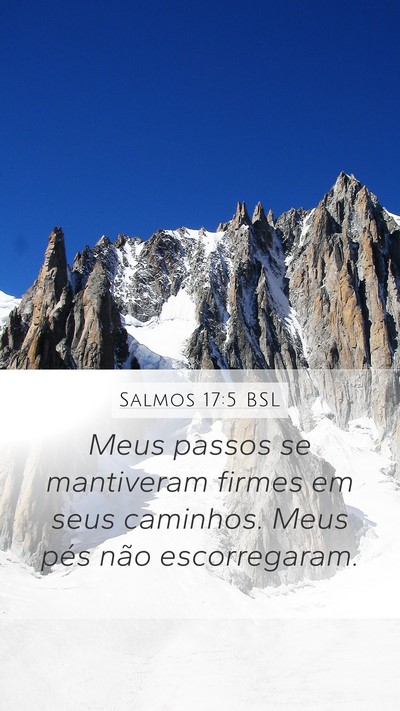 Salmos 17:5 BSL Bible Verse Image