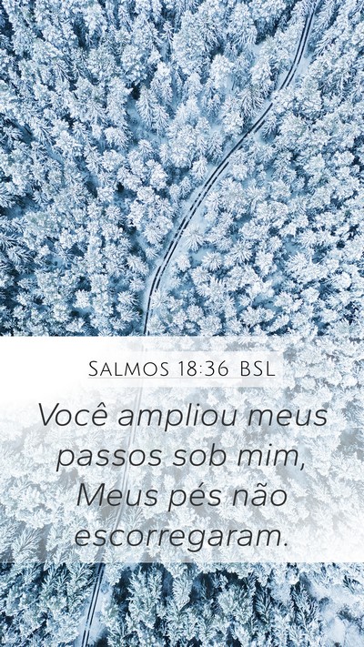 Salmos 18:36 BSL Bible Verse Image