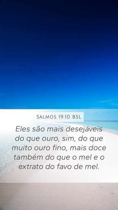 Salmos 19:10 BSL Bible Verse Image