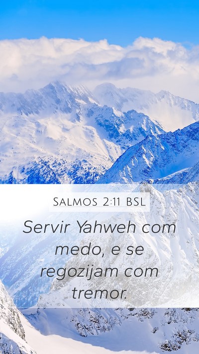 Salmos 2:11 BSL Bible Verse Image