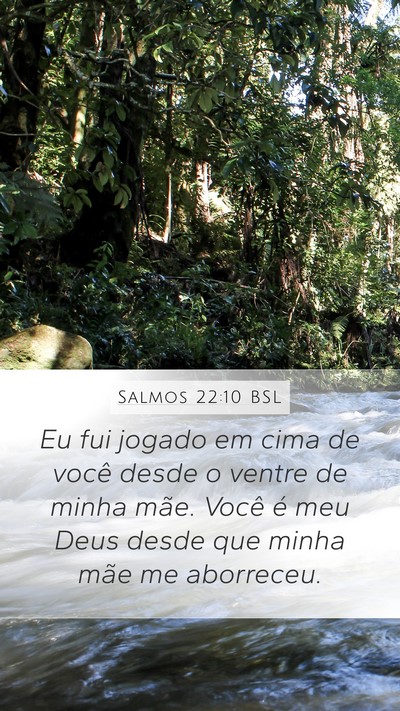 Salmos 22:10 BSL Bible Verse Image