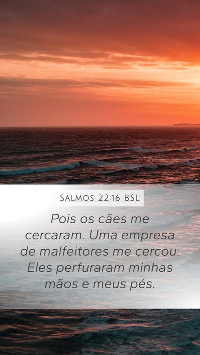 Salmos 22:16 BSL Bible Verse Image