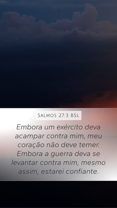 Salmos 27:3 BSL Bible Verse Image