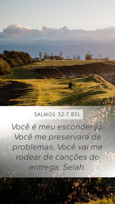 Salmos 32:7 BSL Bible Verse Image