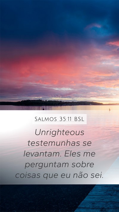 Salmos 35:11 BSL Bible Verse Image