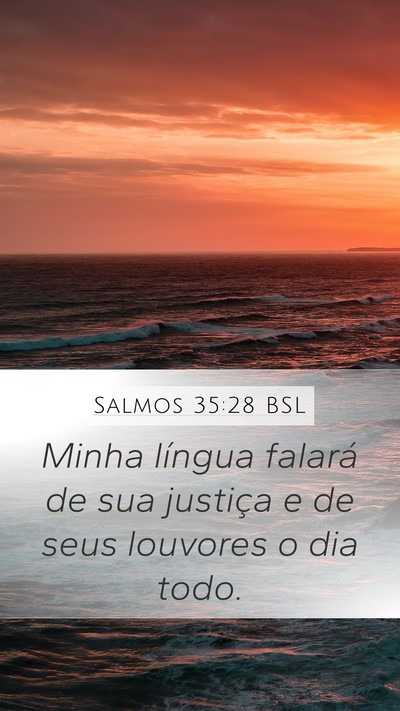 Salmos 35:28 BSL Bible Verse Image