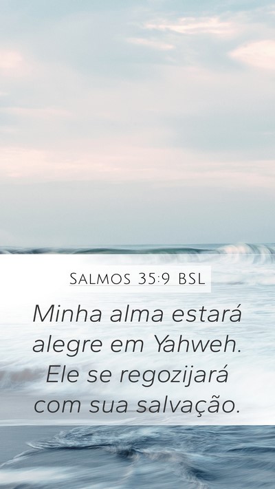 Salmos 35:9 BSL Bible Verse Image