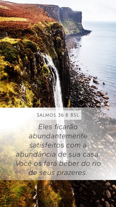 Salmos 36:8 BSL Bible Verse Image