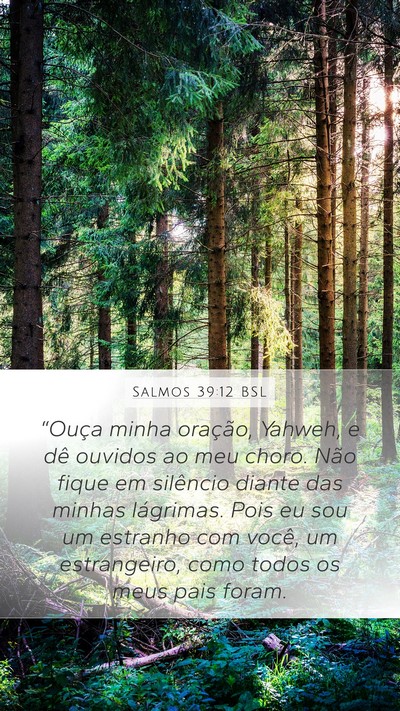 Salmos 39:12 BSL Bible Verse Image