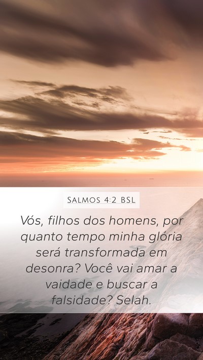Salmos 4:2 BSL Bible Verse Image
