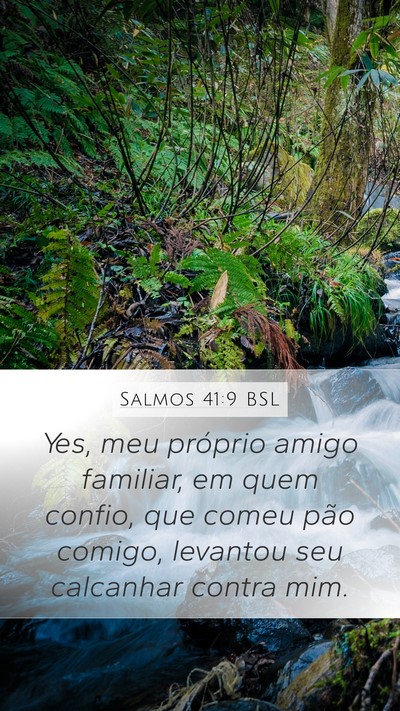 Salmos 41:9 BSL Bible Verse Image