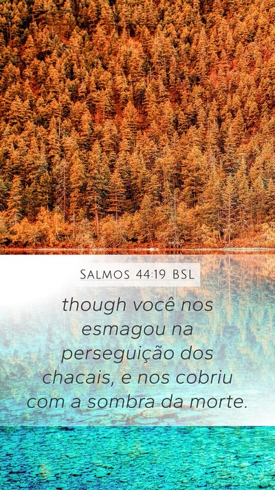 Salmos 44:19 BSL Bible Verse Image