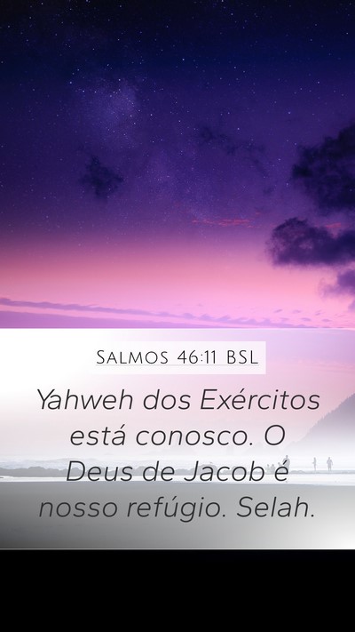 Salmos 46:11 BSL Bible Verse Image