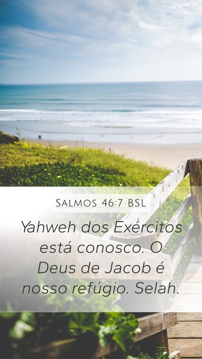 Salmos 46:7 BSL Bible Verse Image