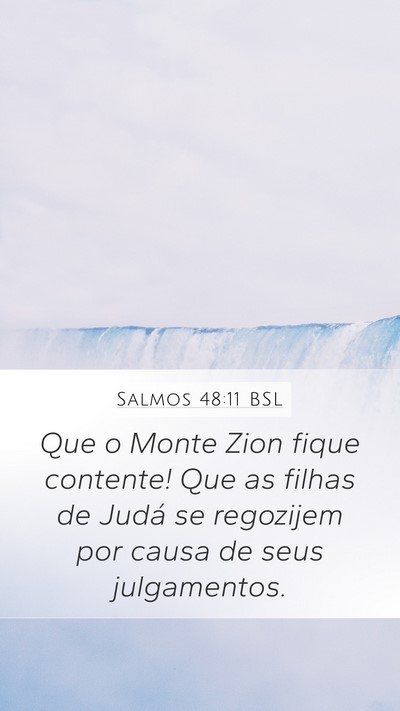 Salmos 48:11 BSL Bible Verse Image