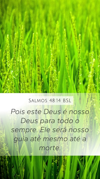 Salmos 48:14 BSL Bible Verse Image