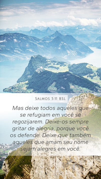 Salmos 5:11 BSL Bible Verse Image