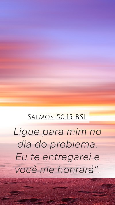 Salmos 50:15 BSL Bible Verse Image