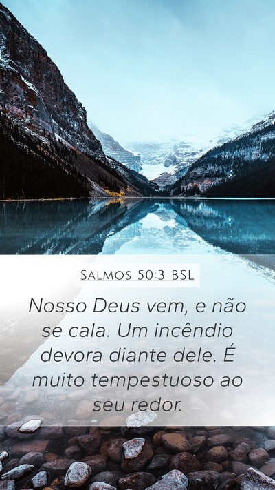 Salmos 50:3 BSL Bible Verse Image