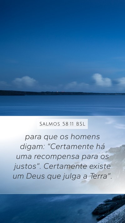 Salmos 58:11 BSL Bible Verse Image