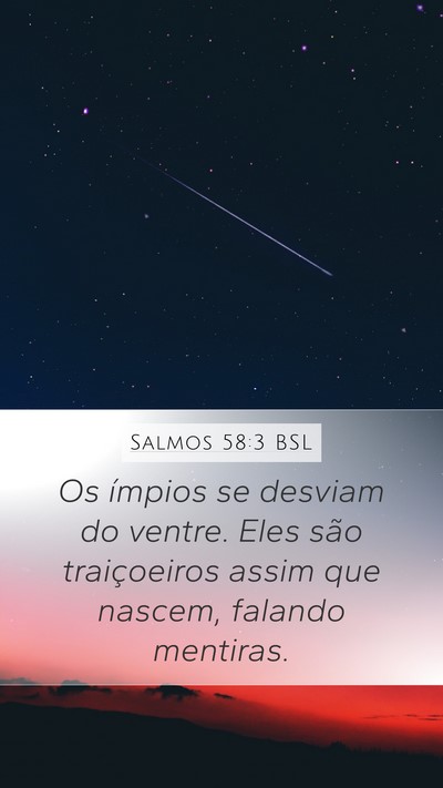 Salmos 58:3 BSL Bible Verse Image
