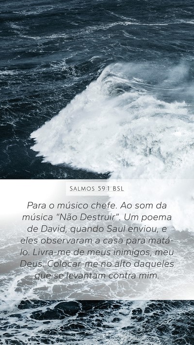 Salmos 59:1 BSL Bible Verse Image