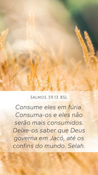 Salmos 59:13 BSL Bible Verse Image