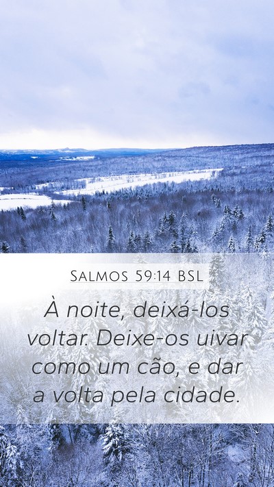 Salmos 59:14 BSL Bible Verse Image