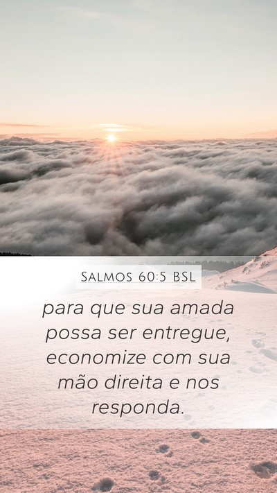 Salmos 60:5 BSL Bible Verse Image