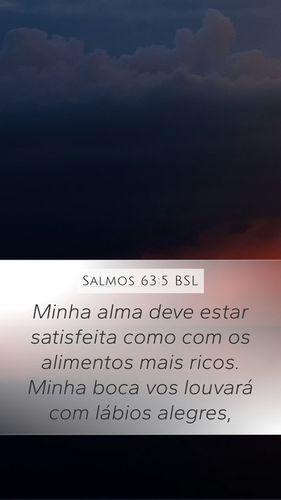 Salmos 63:5 BSL Bible Verse Image