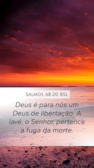 Salmos 68:20 BSL Bible Verse Image