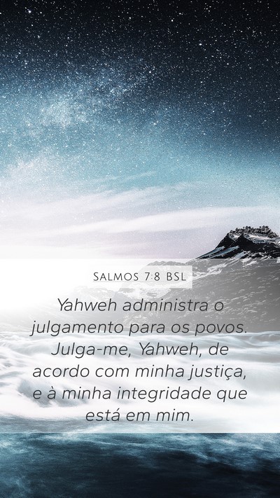Salmos 7:8 BSL Bible Verse Image