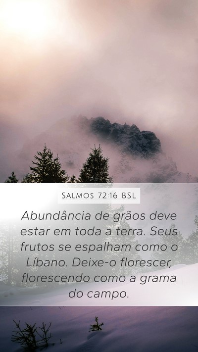 Salmos 72:16 BSL Bible Verse Image