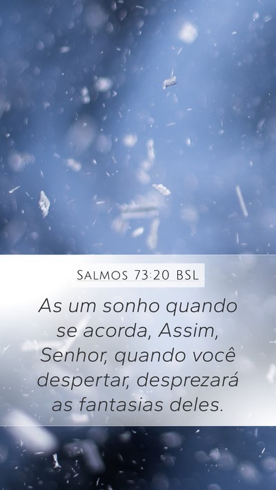 Salmos 73:20 BSL Bible Verse Image