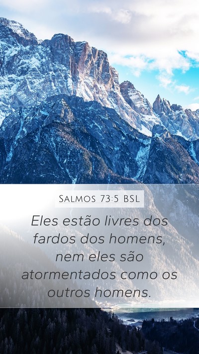 Salmos 73:5 BSL Bible Verse Image