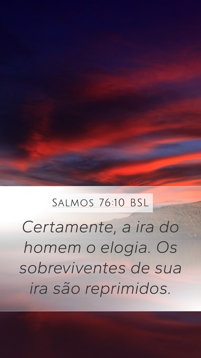 Salmos 76:10 BSL Bible Verse Image