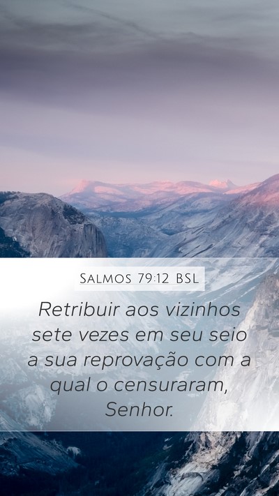 Salmos 79:12 BSL Bible Verse Image